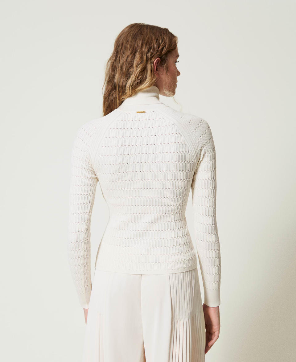 Twin Set Maglia Fitted A Collo Alto