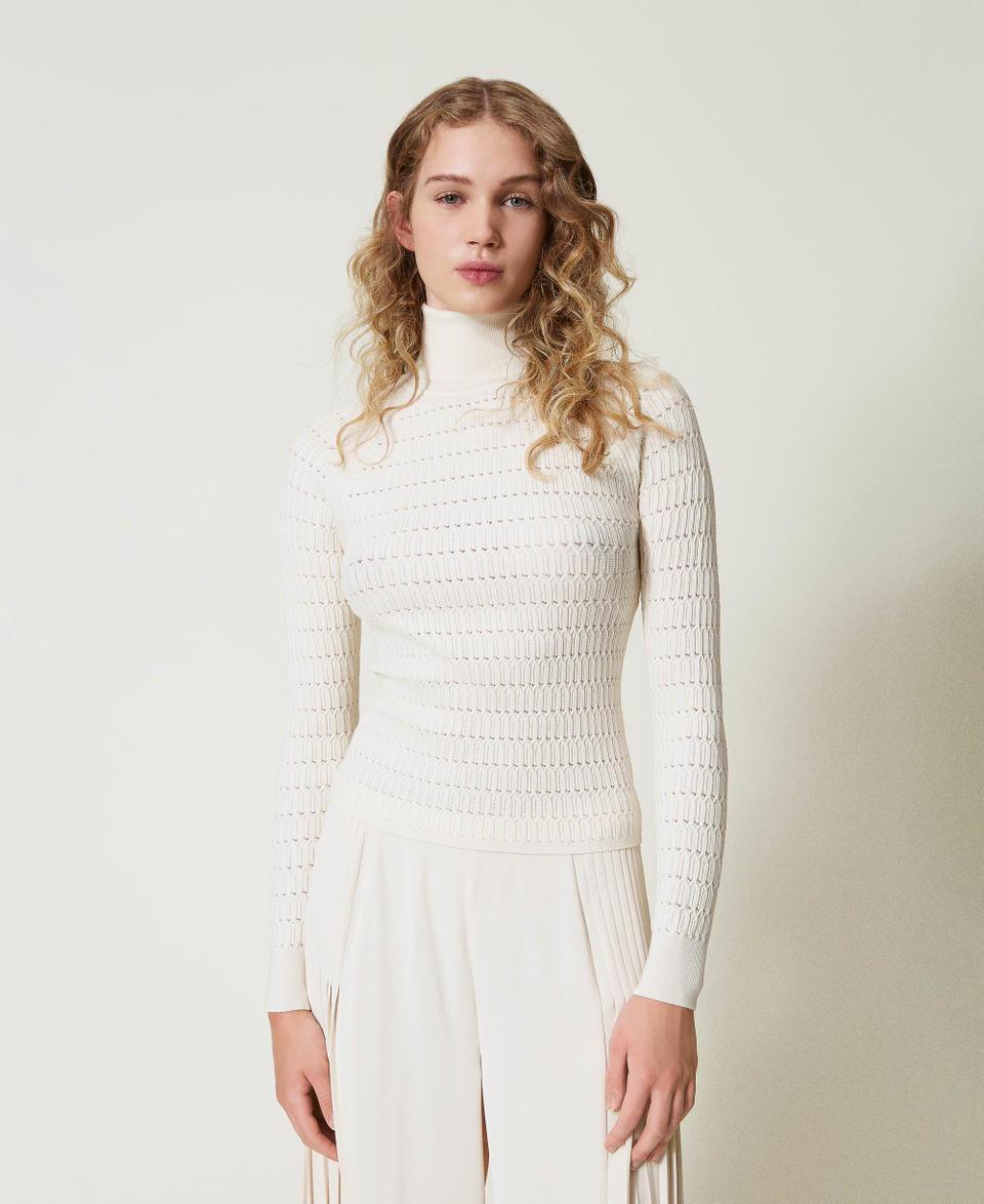 Twin Set Maglia fitted a collo alto