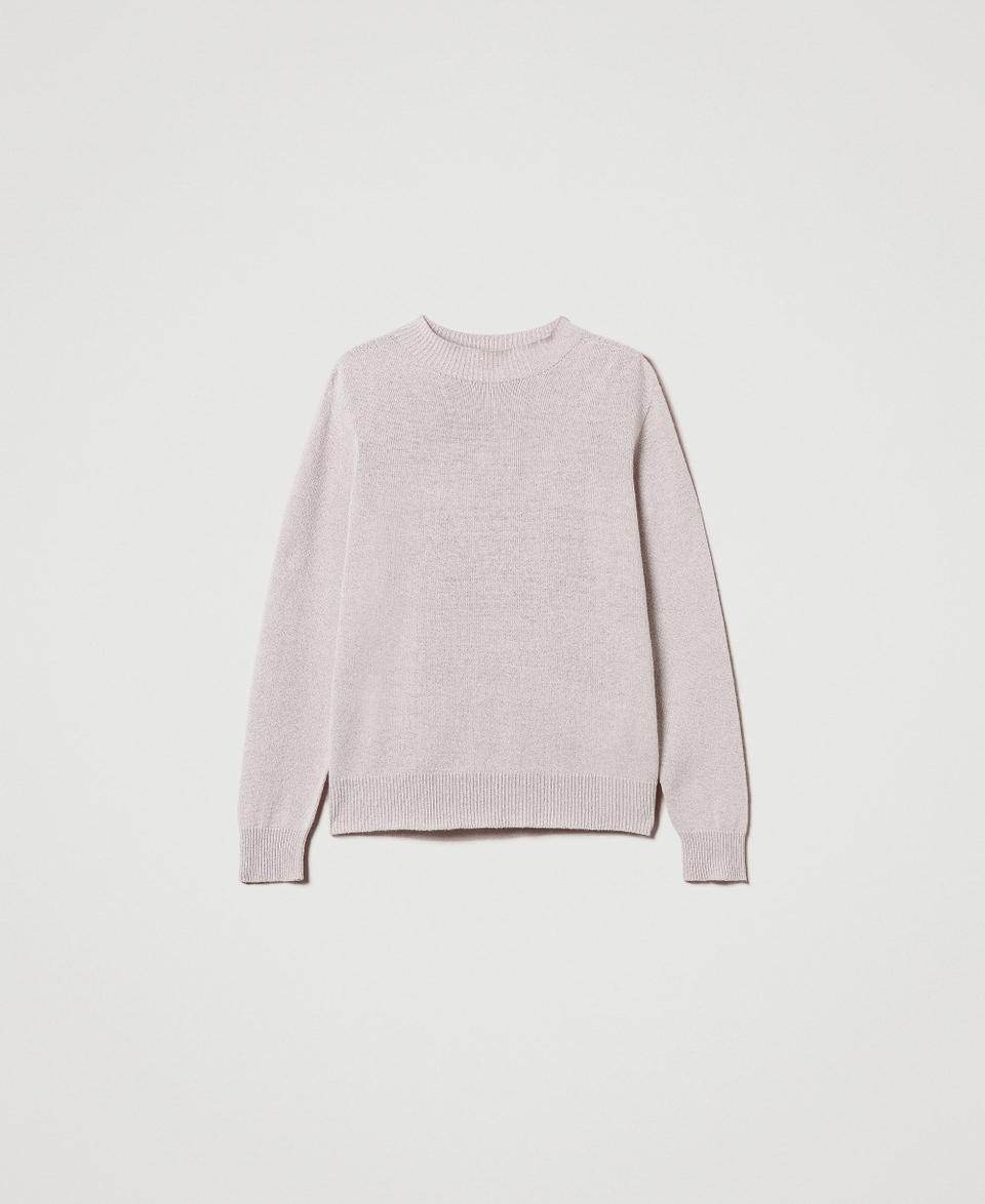 Twin Set Maglia In Misto Lana E Lurex