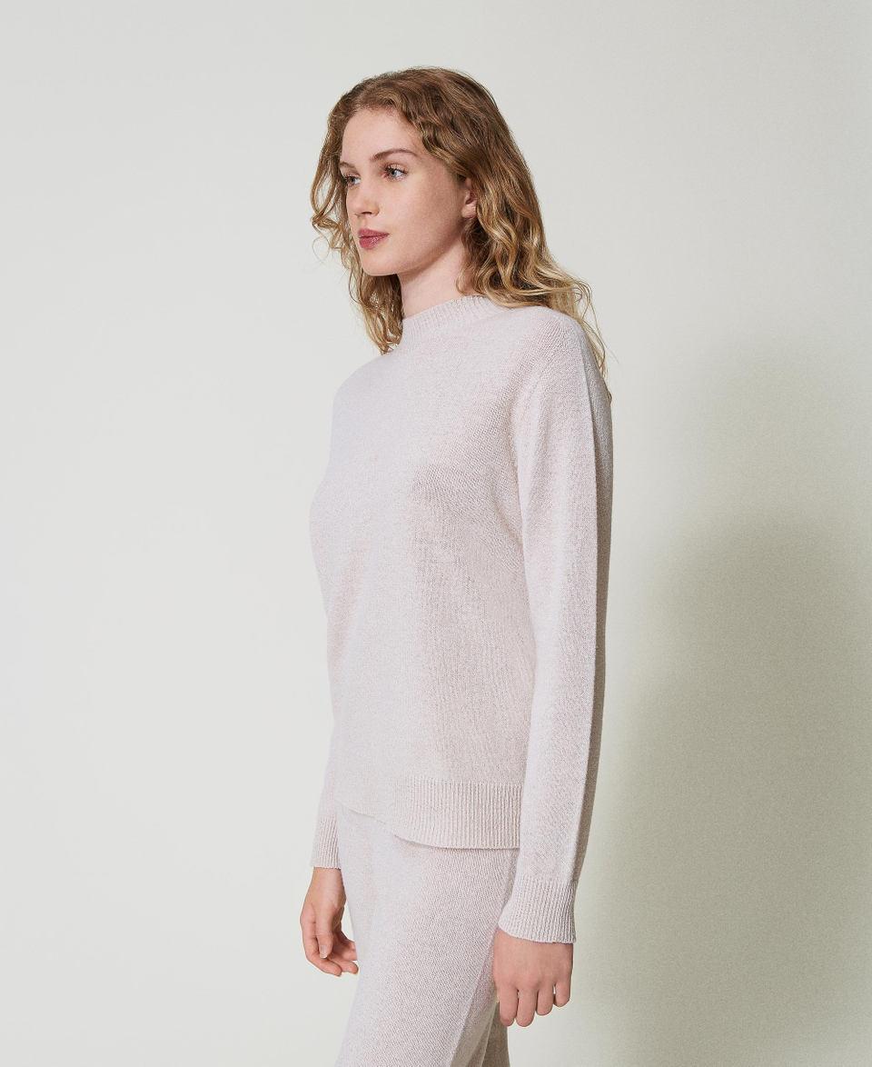 Twin Set Maglia In Misto Lana E Lurex