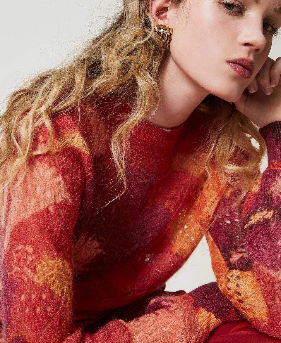 Twin Set Maglia In Misto Lana E Mohair