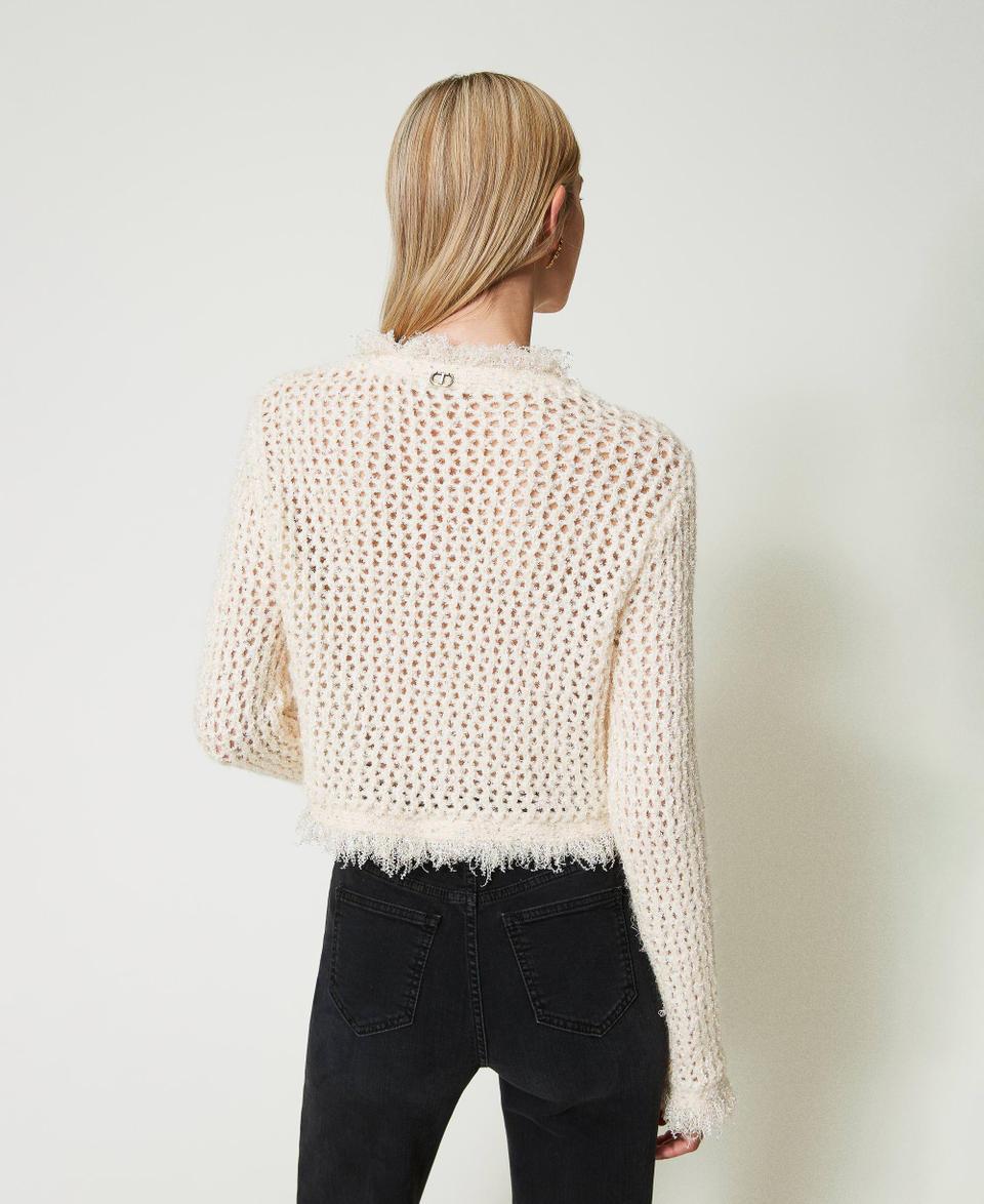 Twin Set Maglia Jacquard A Rete