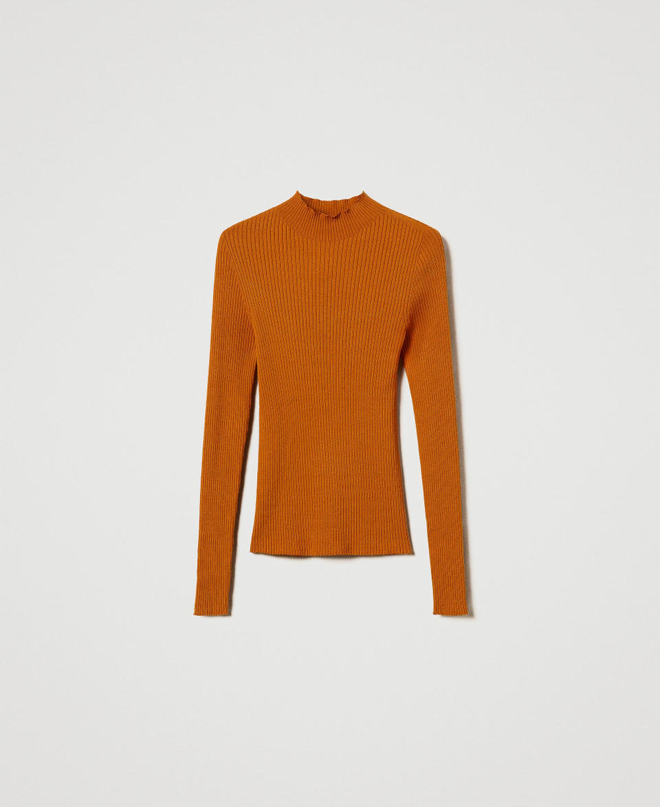 Twin Set Maglia Lupetto A Costine