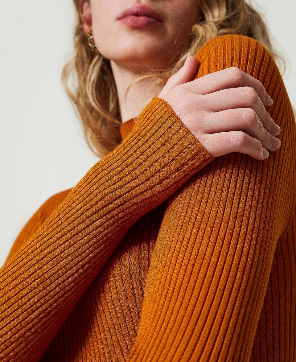 Twin Set Maglia Lupetto A Costine