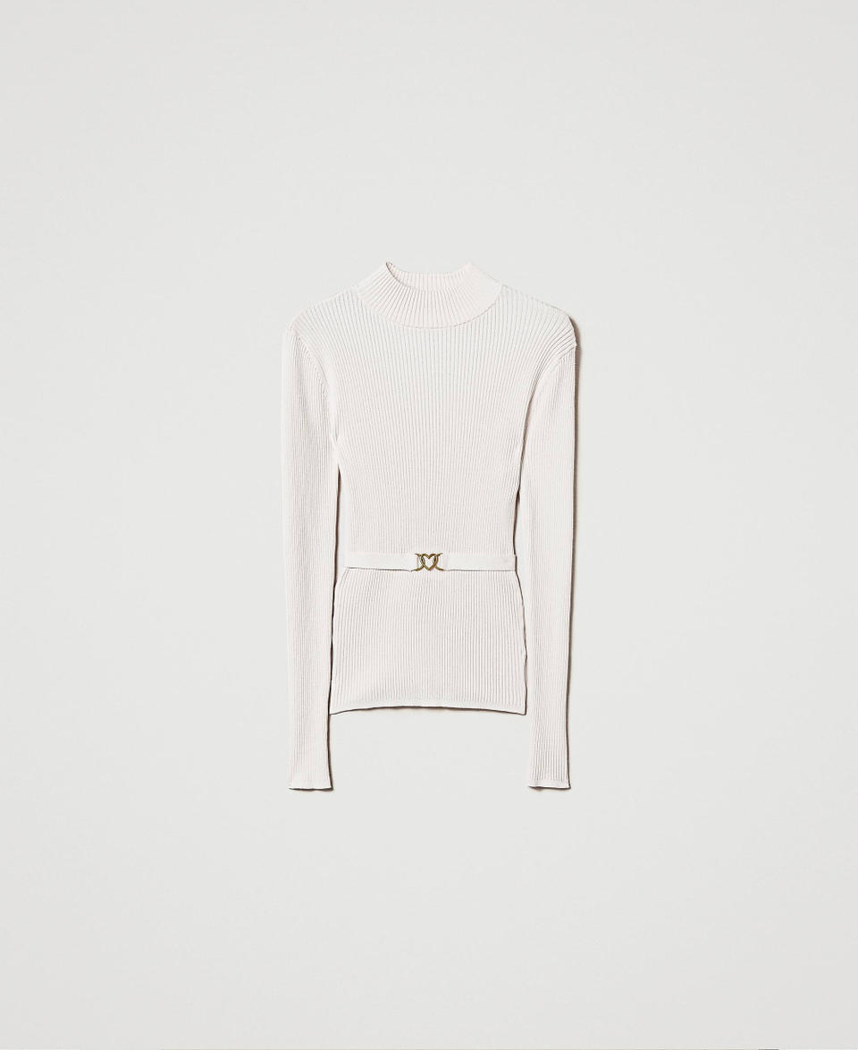 Twin Set Maglia Lupetto Con Cintura