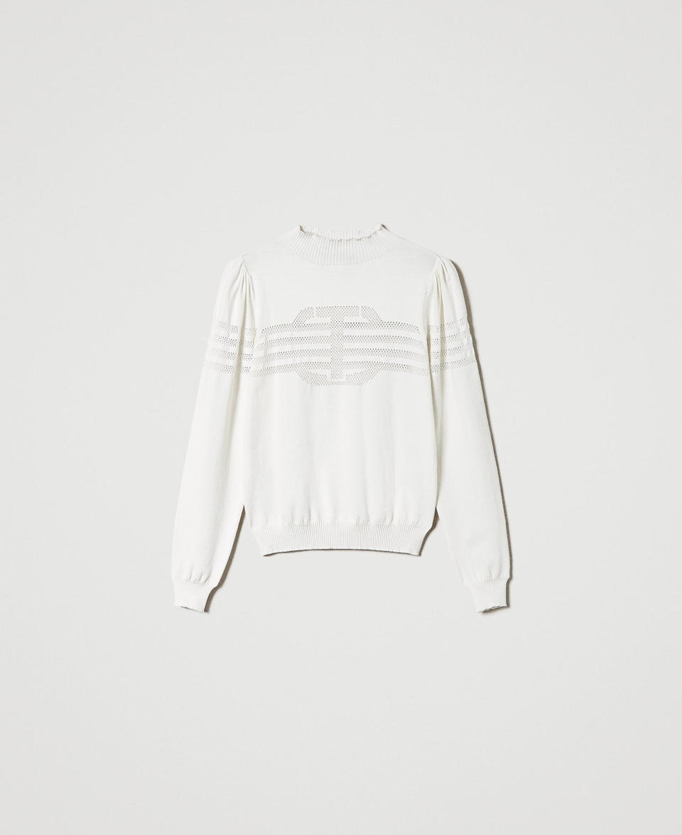 Twin Set Maglia Lupetto Con Lavorazione Oval T