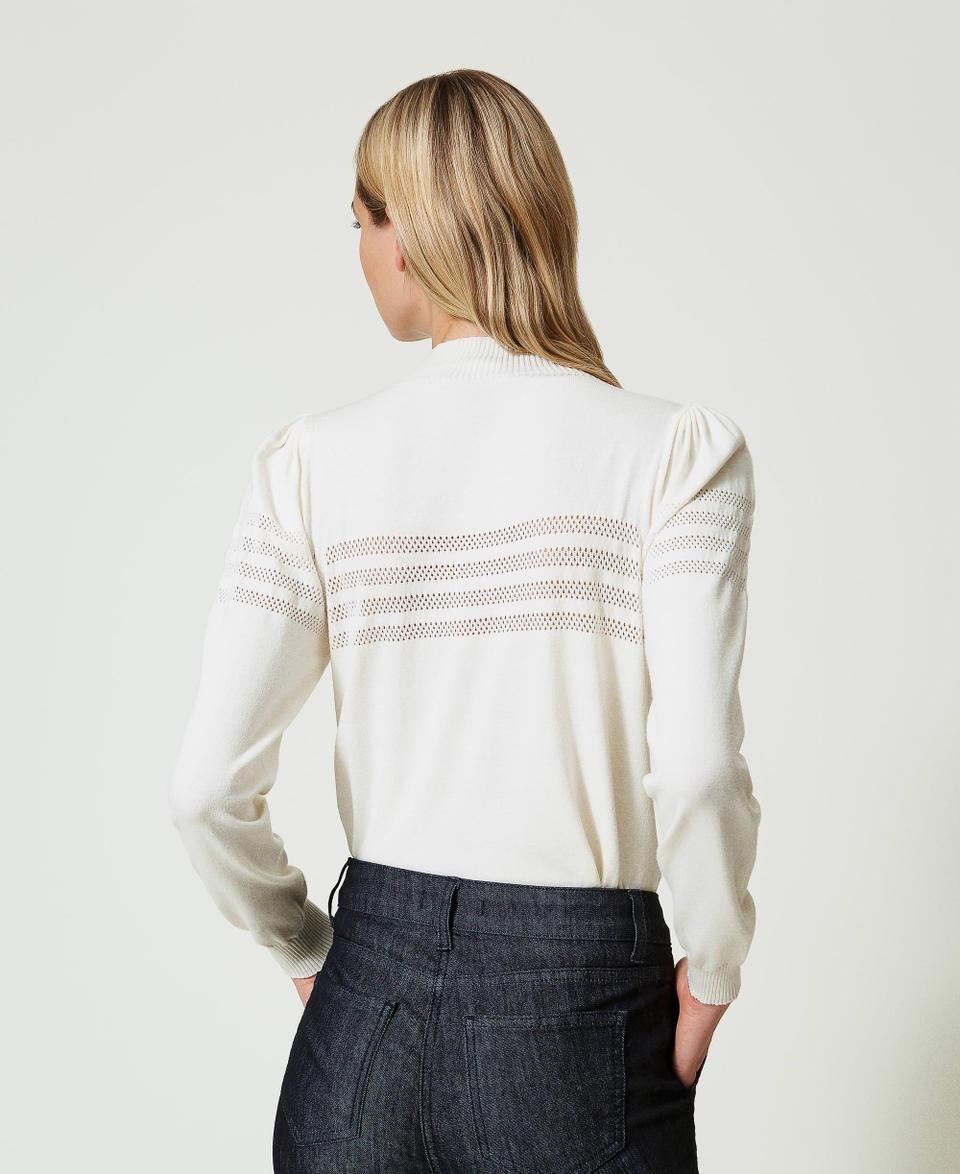 Twin Set Maglia Lupetto Con Lavorazione Oval T