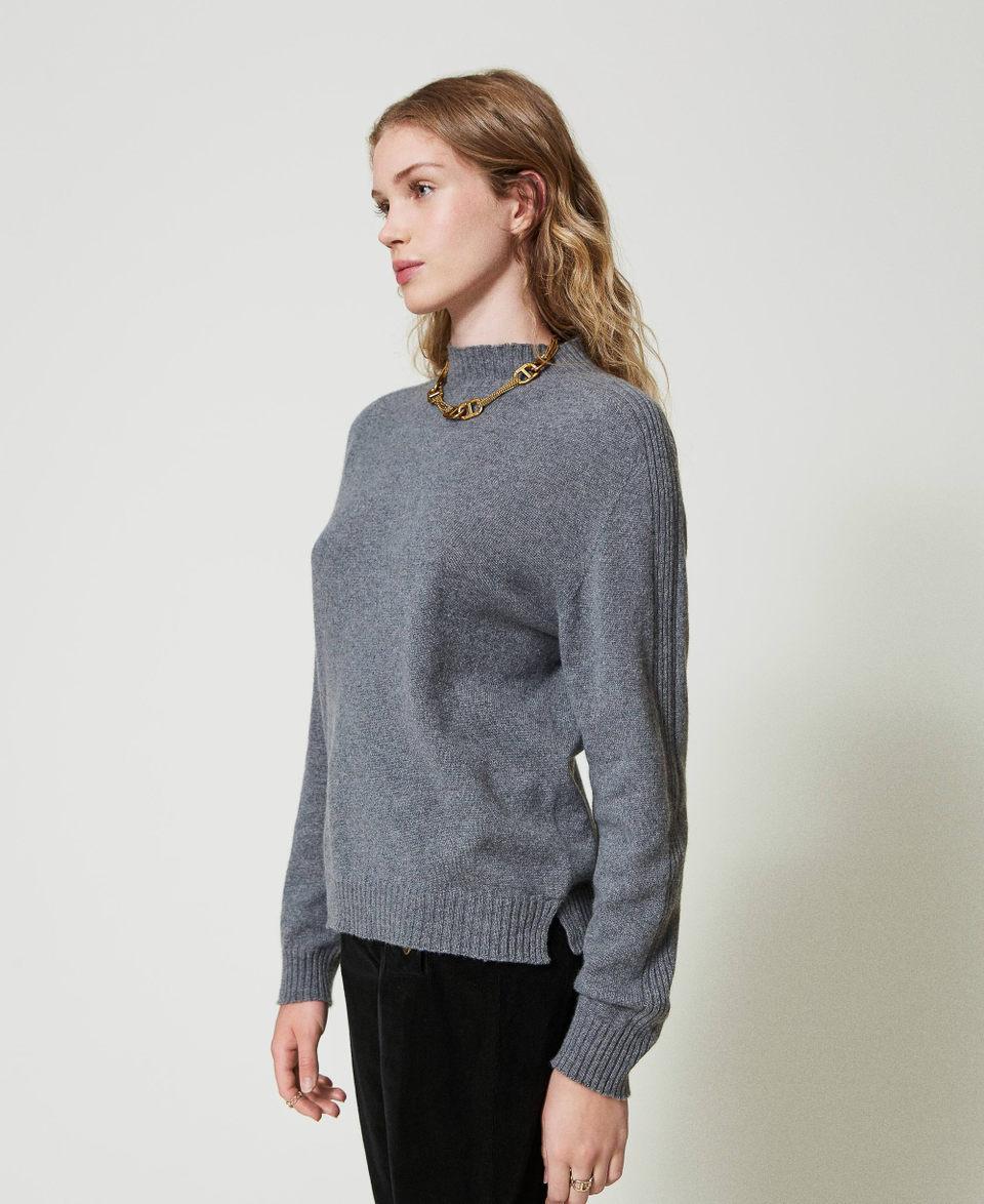 Twin Set Maglia Lupetto In Cashmere