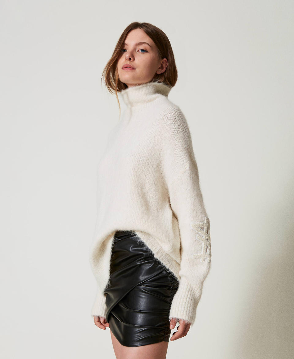 Twin Set Maglia MYFO In Misto Alpaca