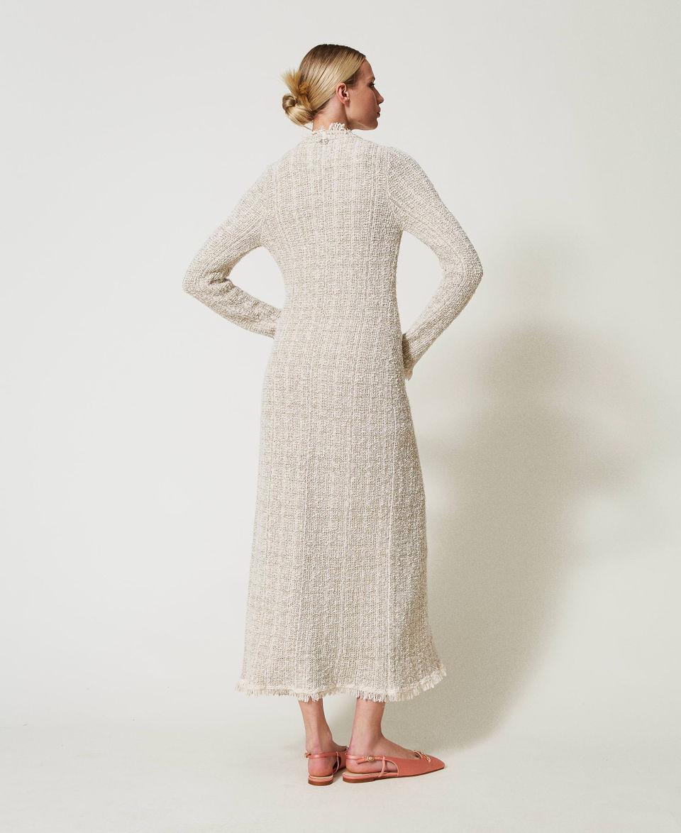 Twin Set Maxi Cardigan Jacquard Con Lurex