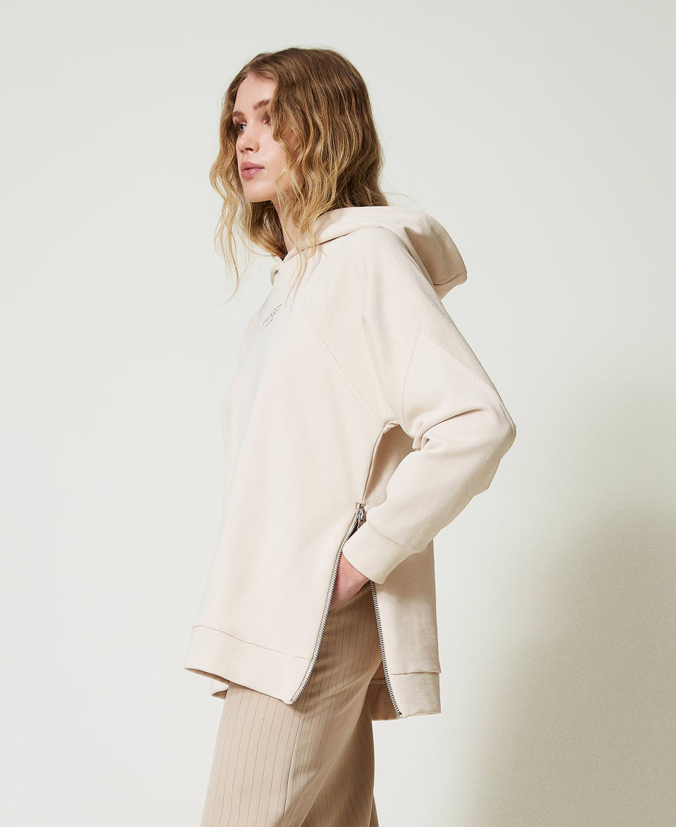 Twin Set Maxi felpa con logo