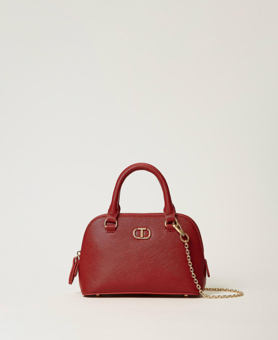 Twin Set Mini borsa a tracolla con Oval T