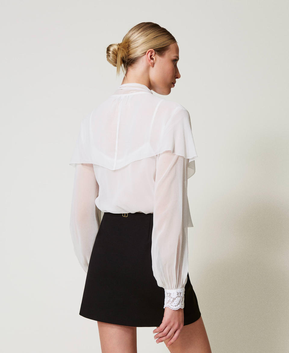 Twin Set Minigonna Con Bottoni Gioiello