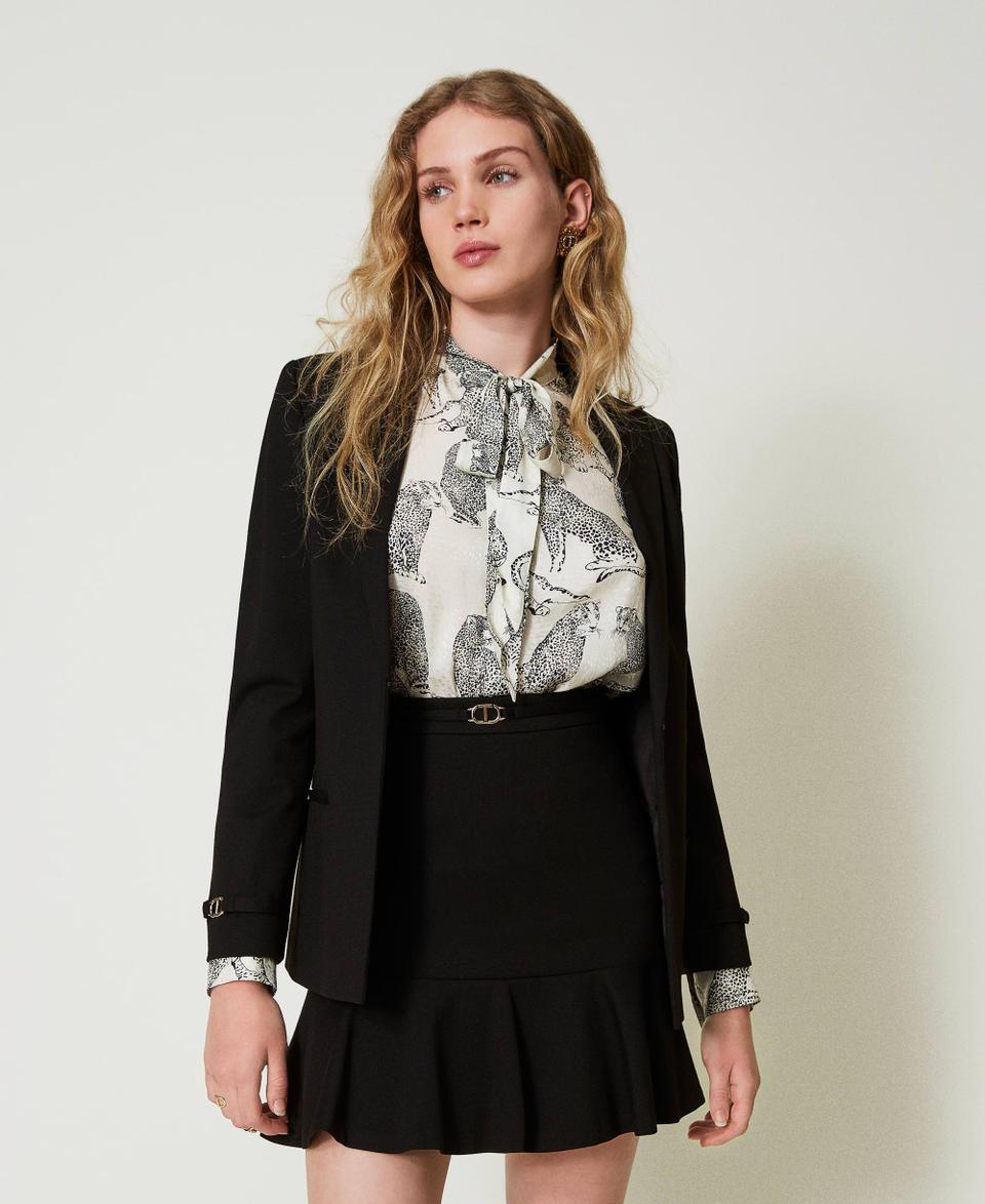 Twin Set Minigonna Con Cinturino Oval T