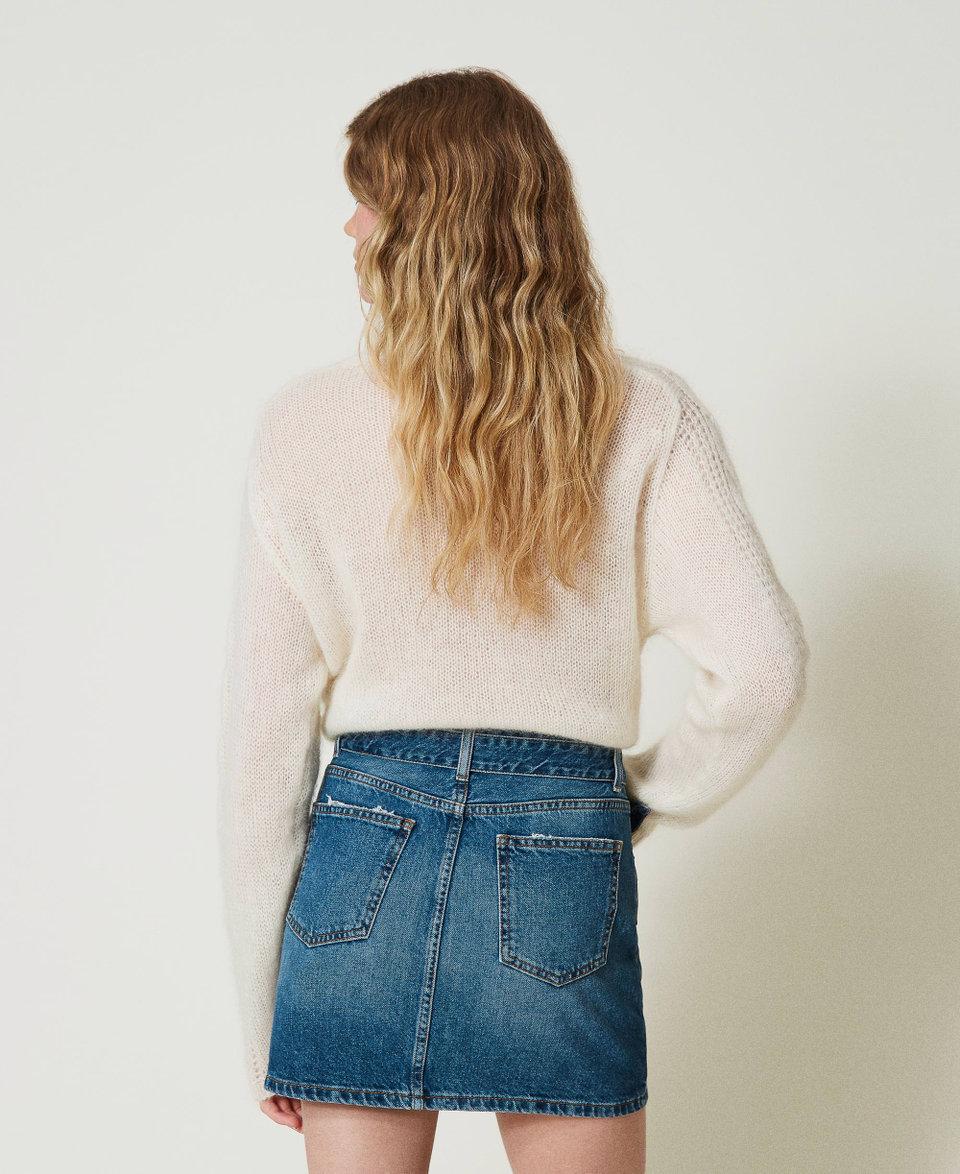 Twin Set Minigonna In Jeans Con Cintura