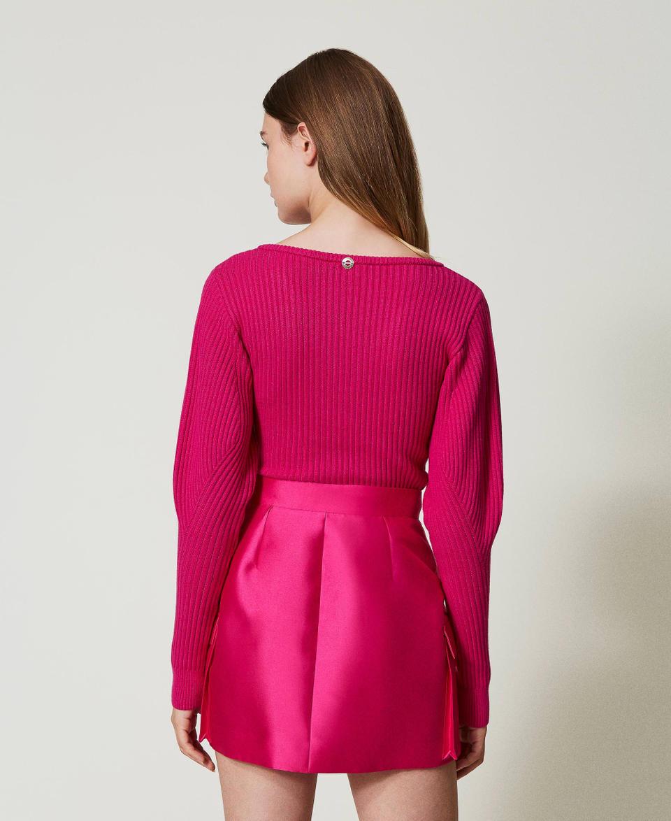 Twin Set Minigonna In Twill Mikado