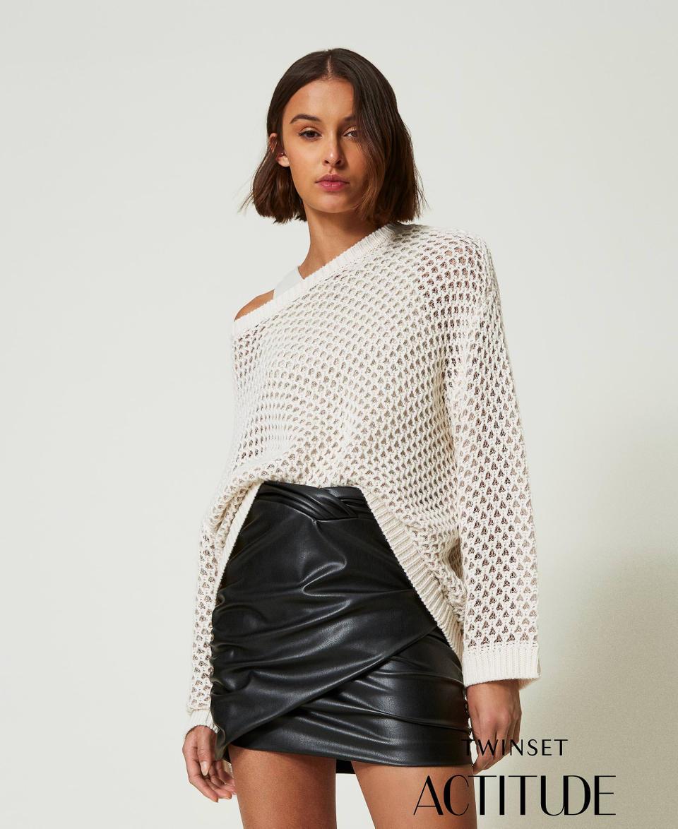 Twin Set Minigonna MYFO con arricciatura