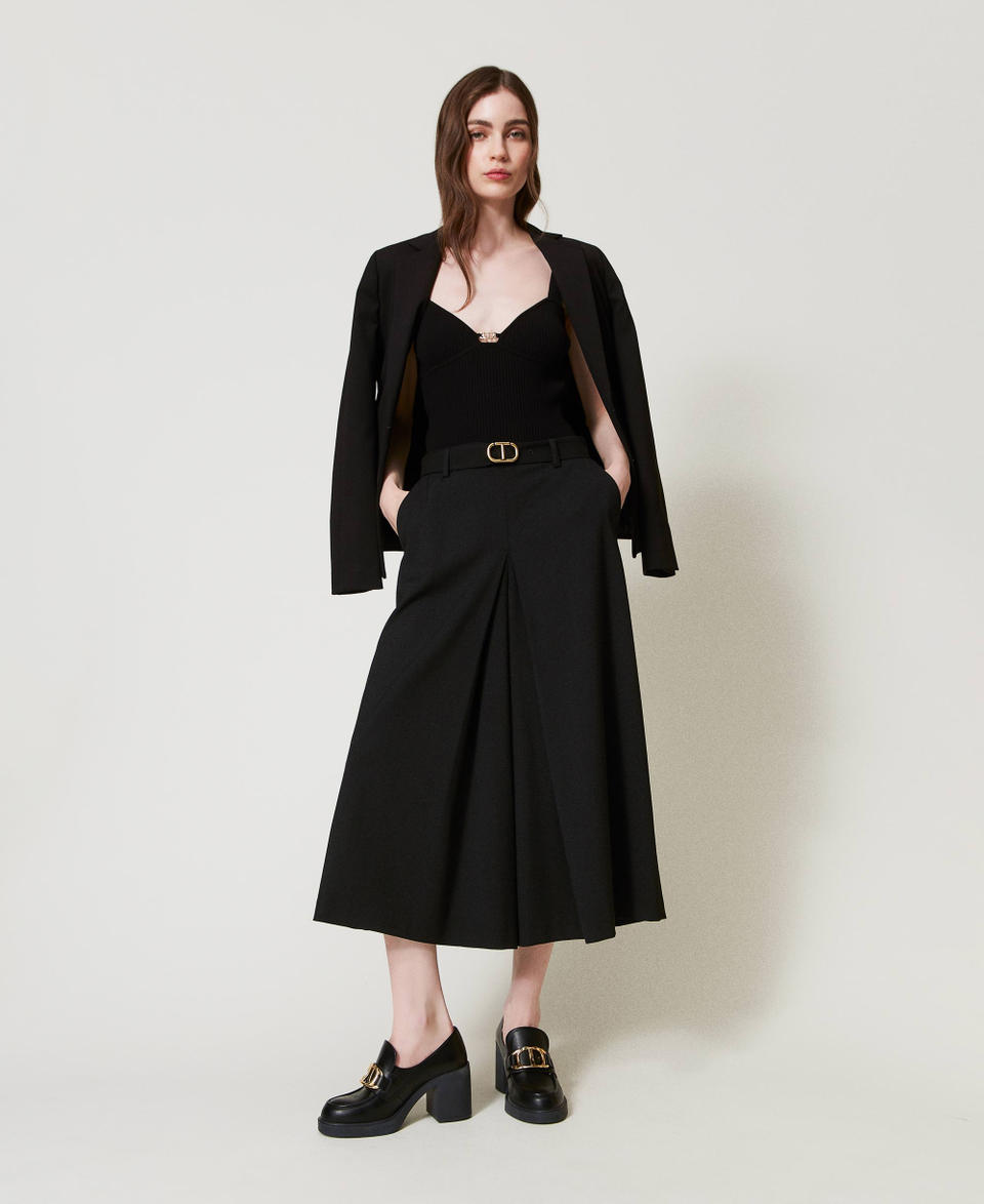 Twin Set Mocassini Alti Con Morsetto Oval T