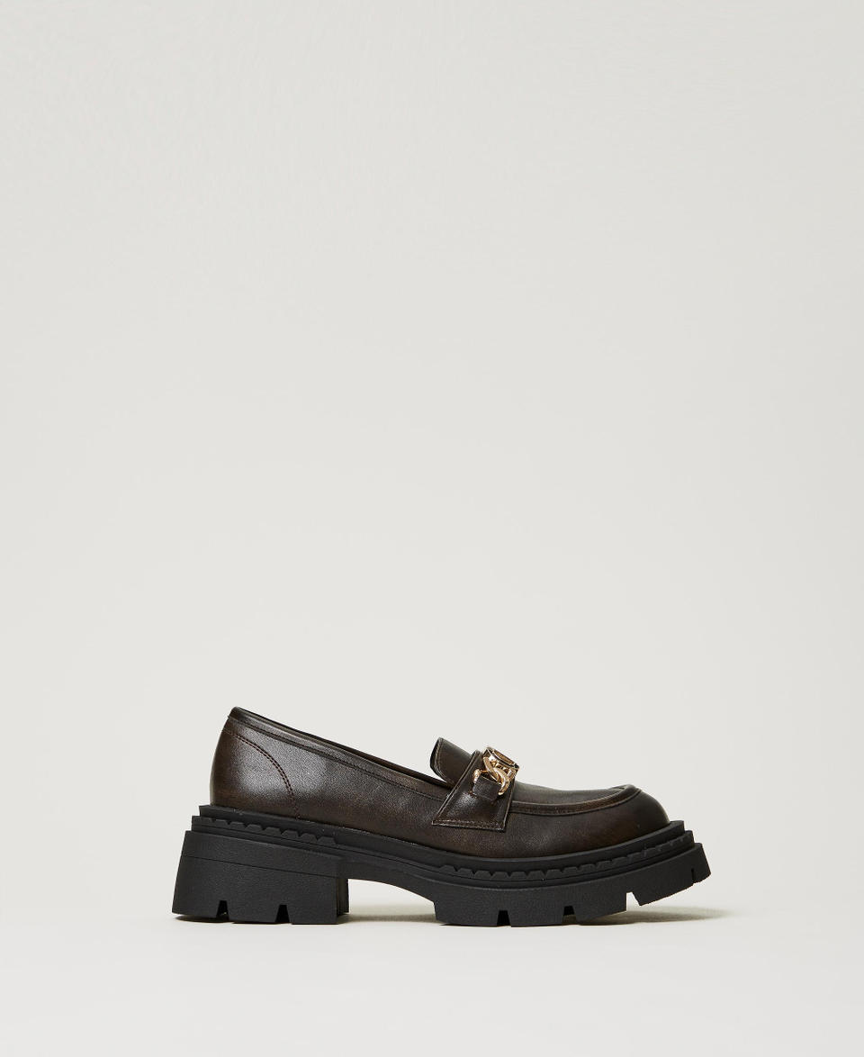 Twin Set Mocassini con morsetto Oval T