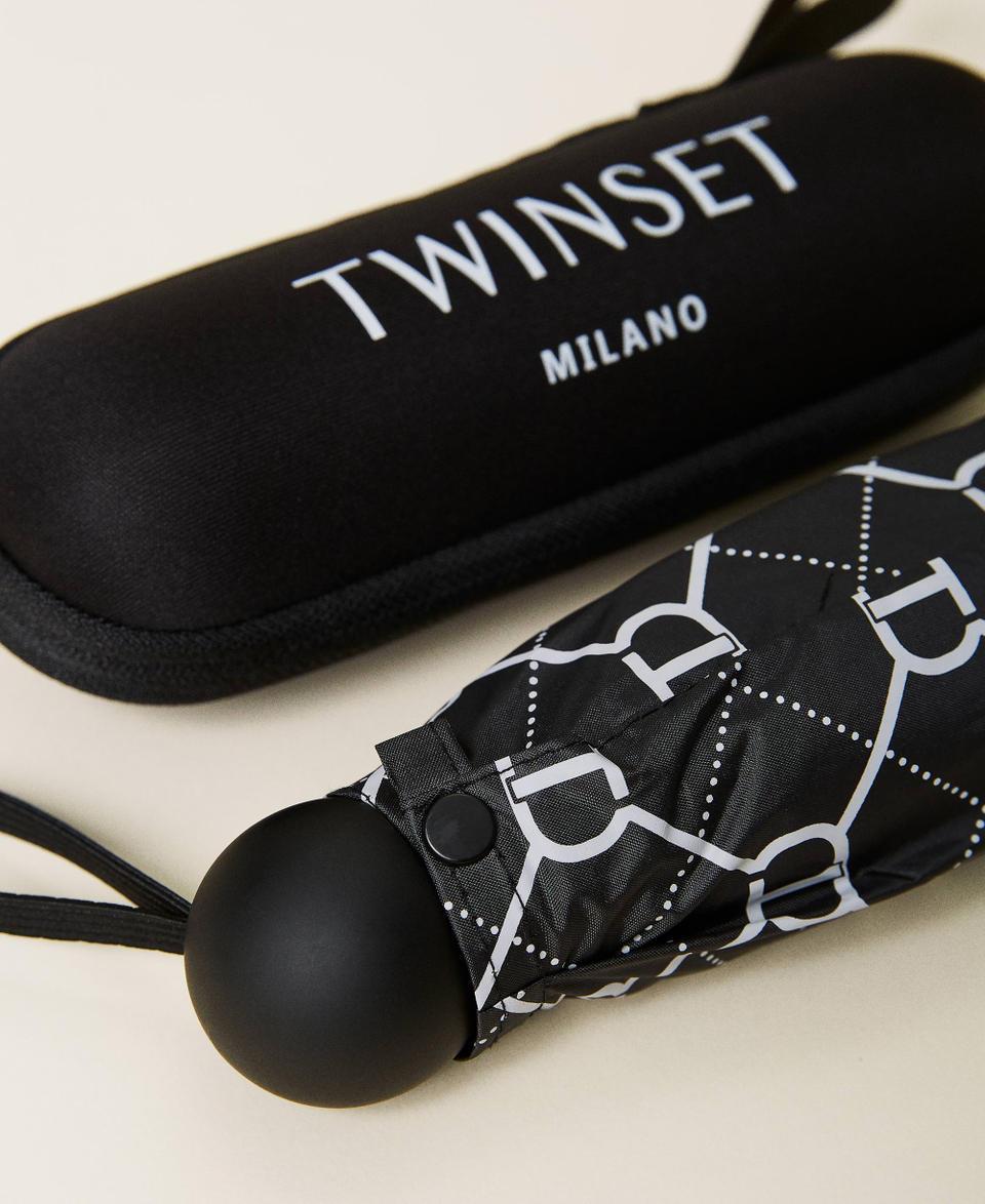 Twin Set Ombrello Stampato Con Logo