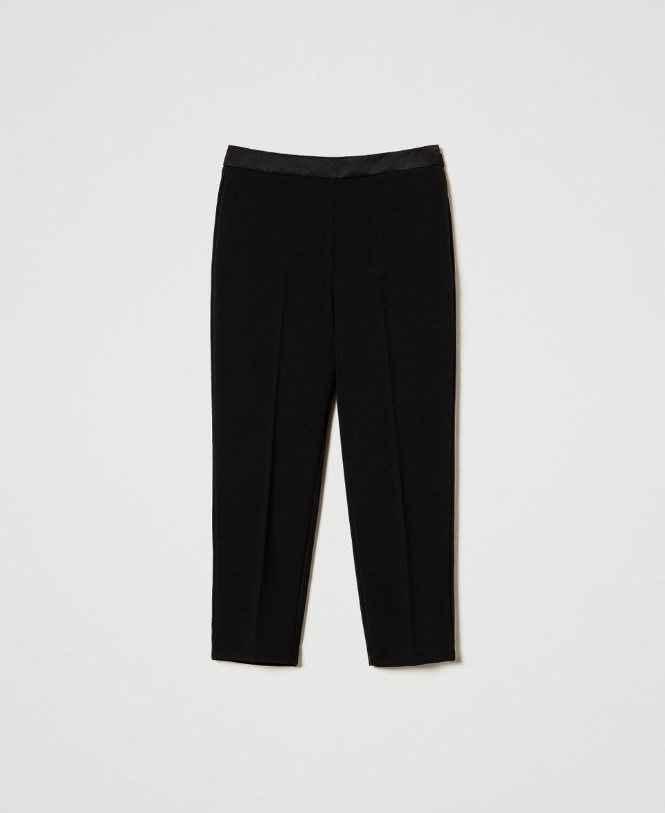 Twin Set Pantaloni A Sigaretta In Flanella