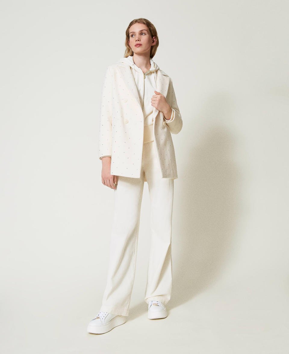 Twin Set Pantaloni ampi in velluto