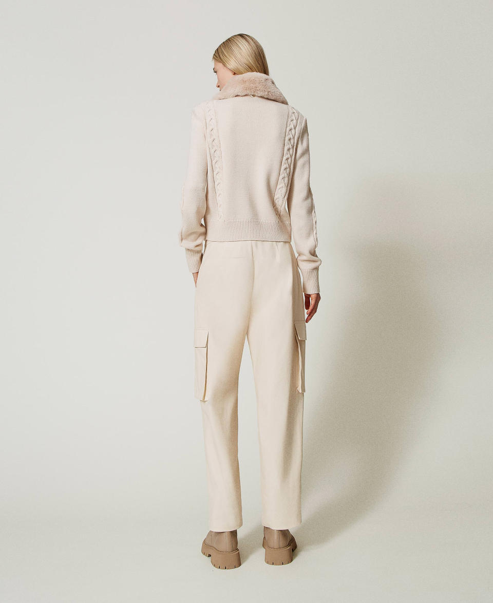 Twin Set Pantaloni Cargo Con Tasche Asimmetriche