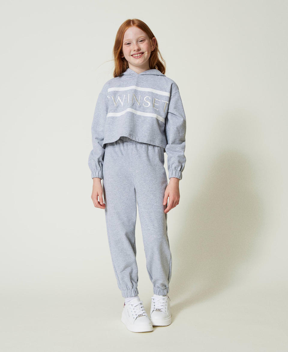 Twin Set Pantaloni Joggers In Felpa