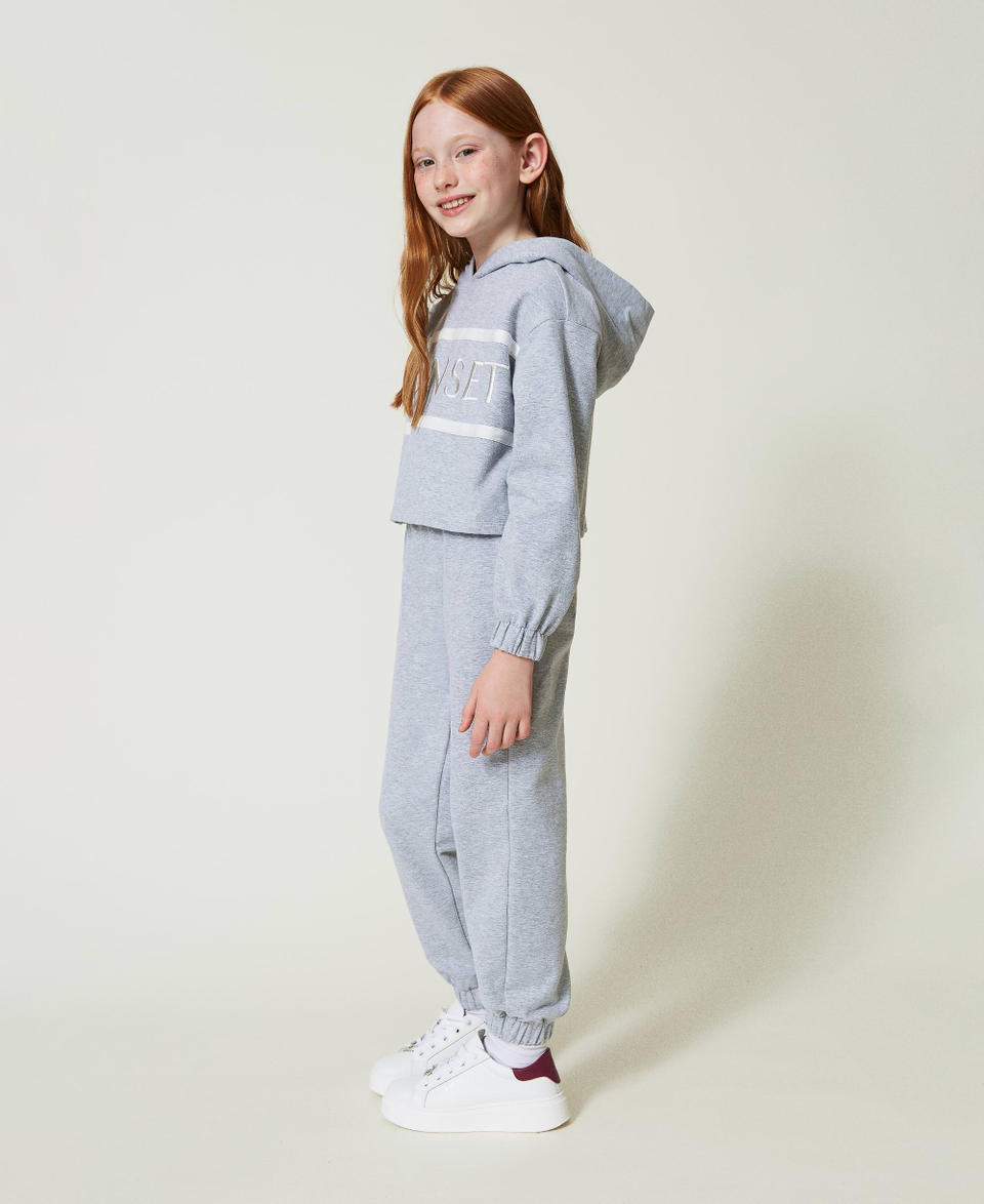 Twin Set Pantaloni Joggers In Felpa