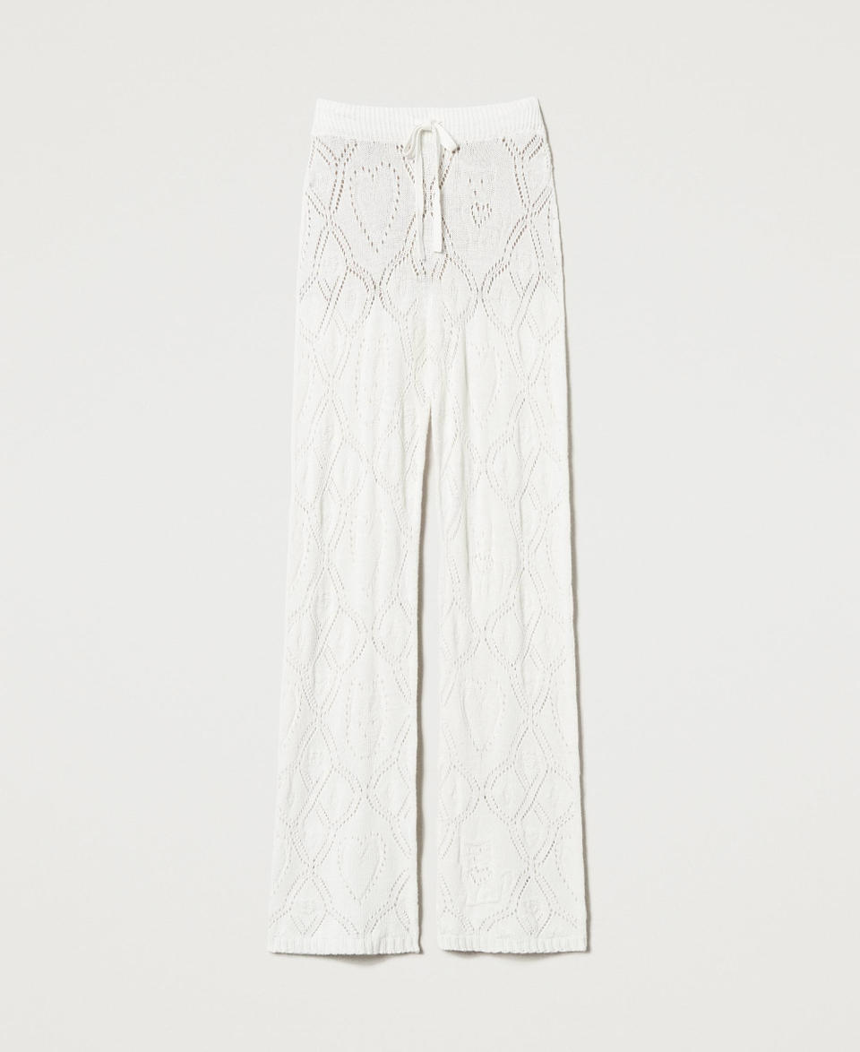 Twin Set Pantaloni Seamless In Filato Treeblend