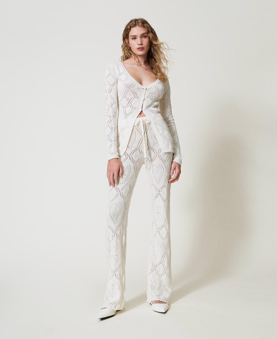 Twin Set Pantaloni seamless in filato Treeblend