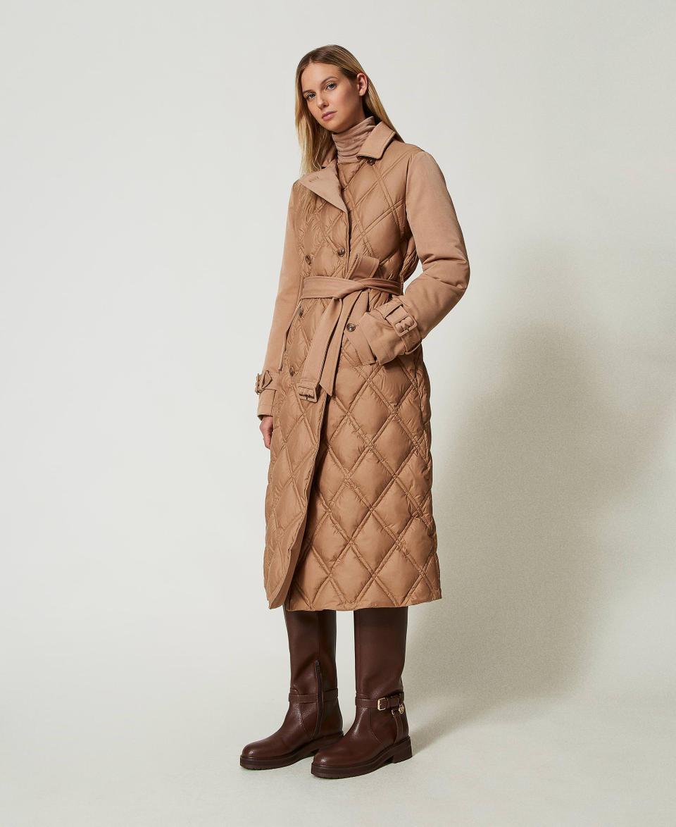 Twin Set Piumino Doppiopetto Trapuntato