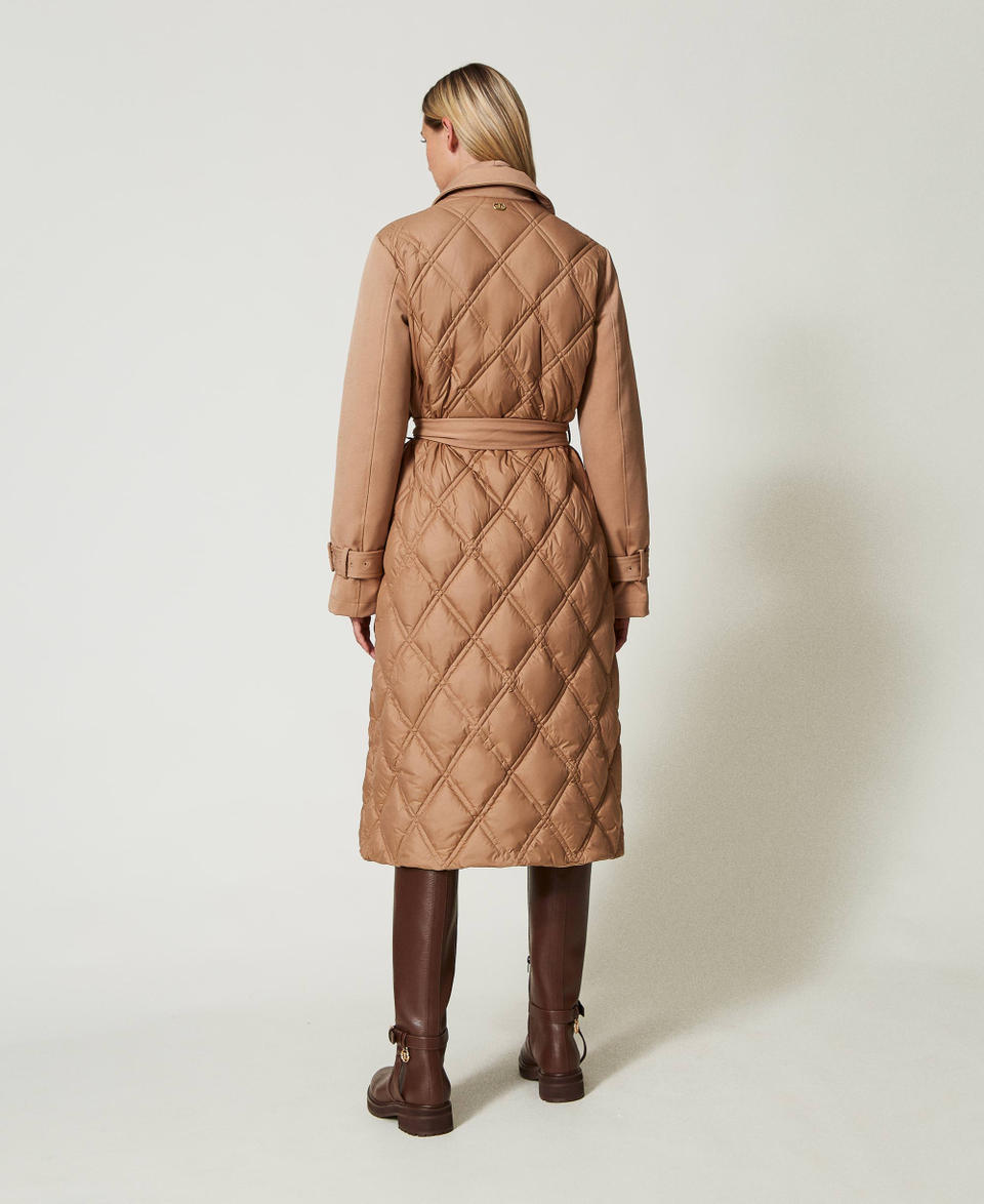 Twin Set Piumino Doppiopetto Trapuntato