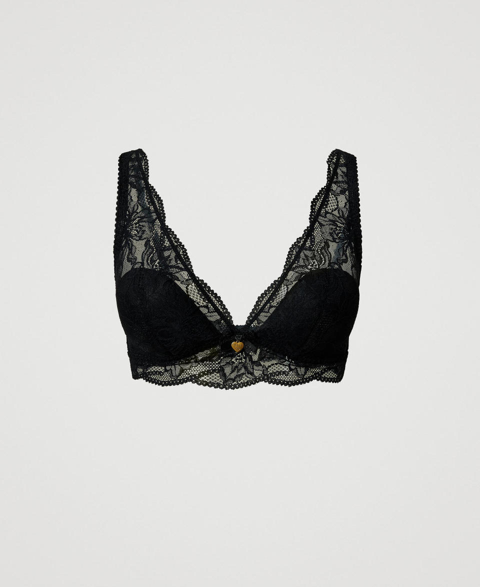 Twin Set Reggiseno Bralette In Pizzo