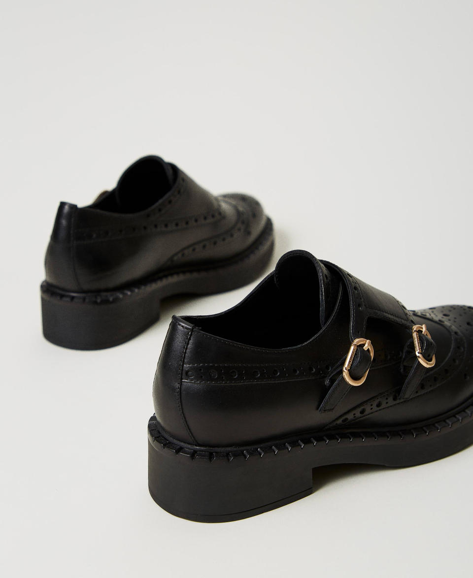 Twin Set Scarpe In Pelle Con Cinturini