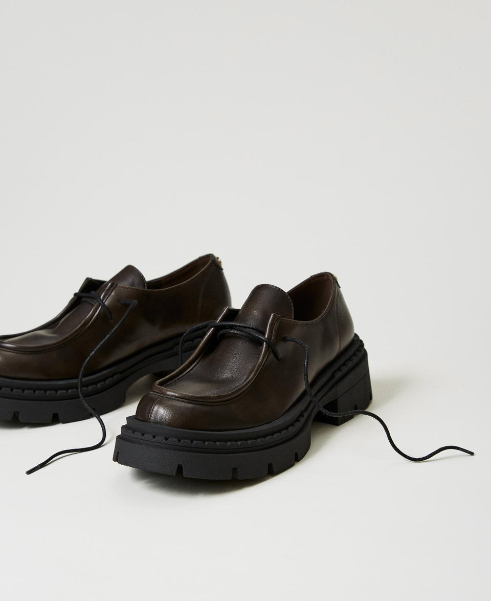 Twin Set Scarpe Stringate Con Oval T