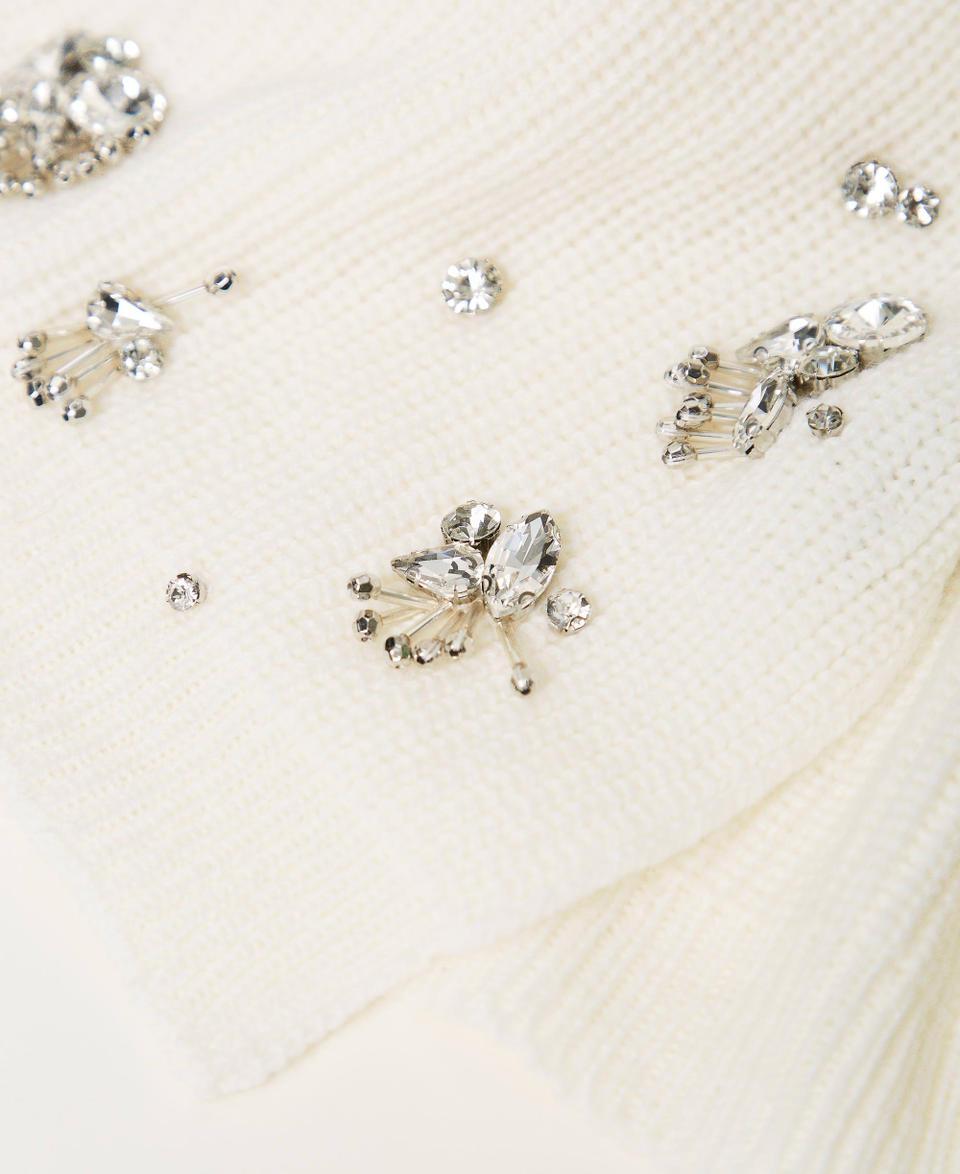 Twin Set Sciarpa Con Ricami E Logo