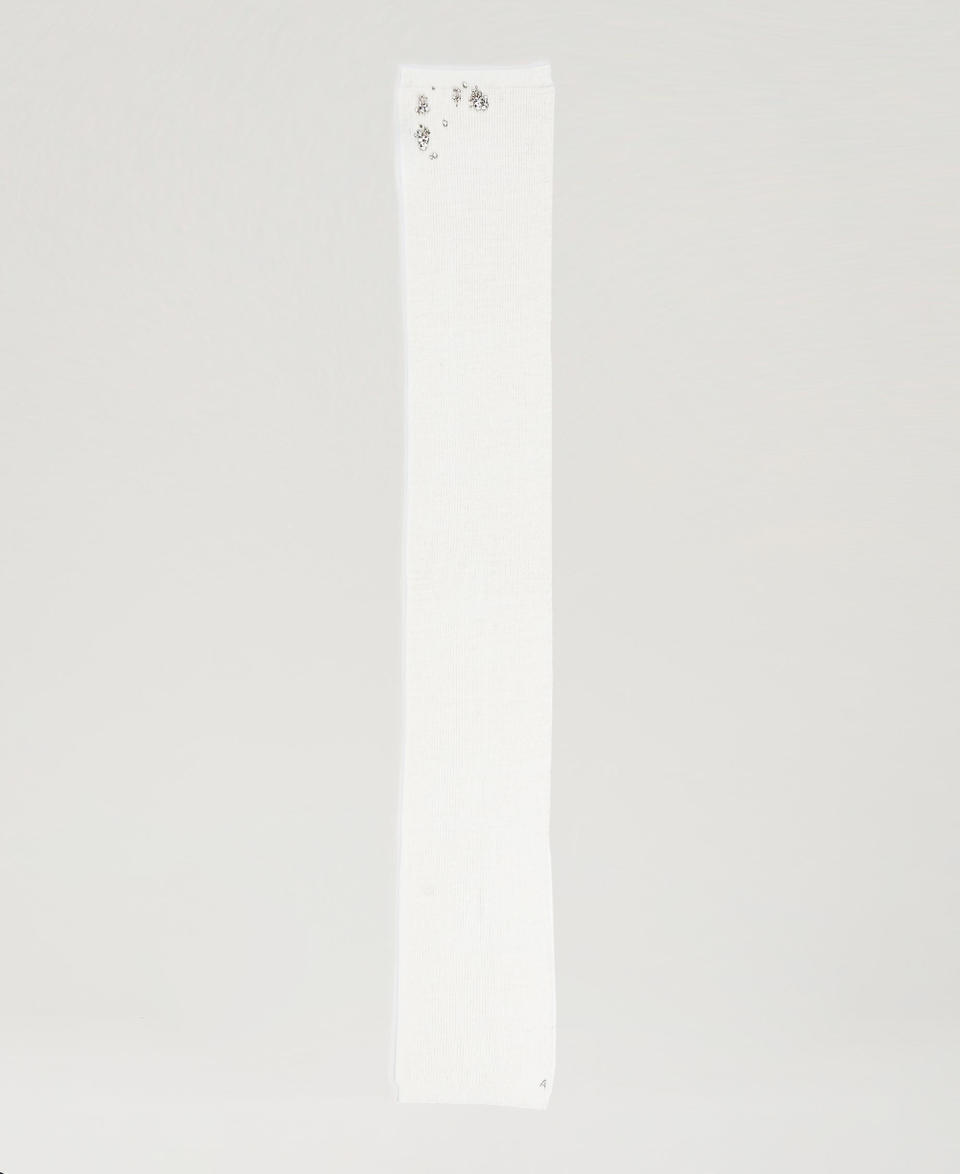 Twin Set Sciarpa Con Ricami E Logo