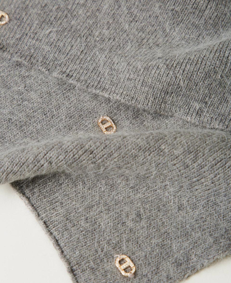 Twin Set Sciarpa In Maglia Con Oval T