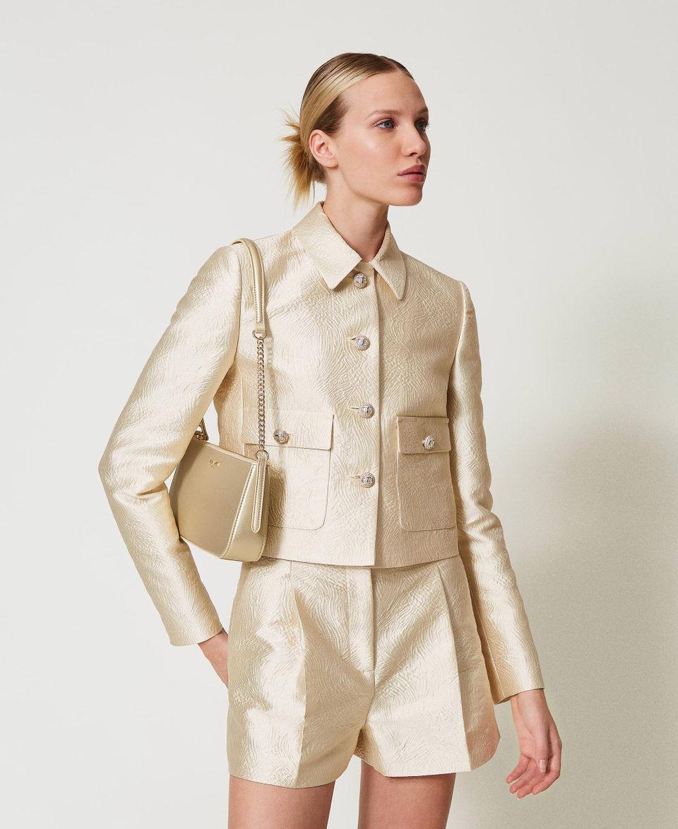 Twin Set Shorts In Broccato Jacquard