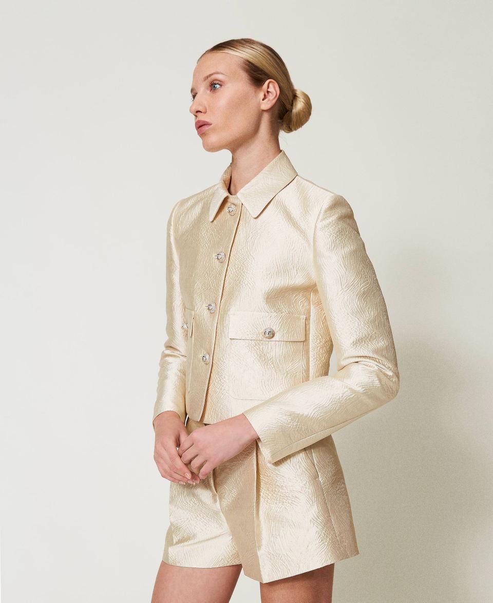 Twin Set Shorts in broccato jacquard