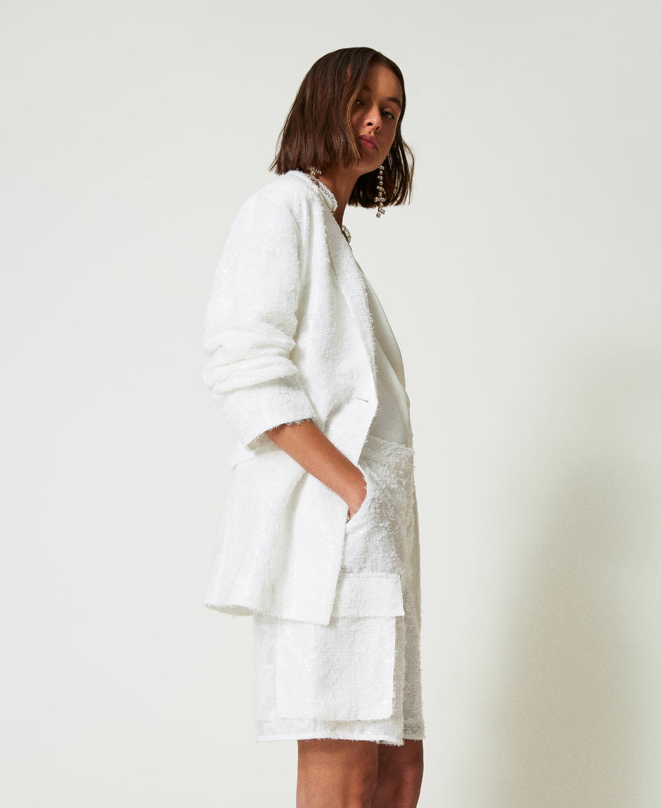 Twin Set Shorts In Full Paillettes