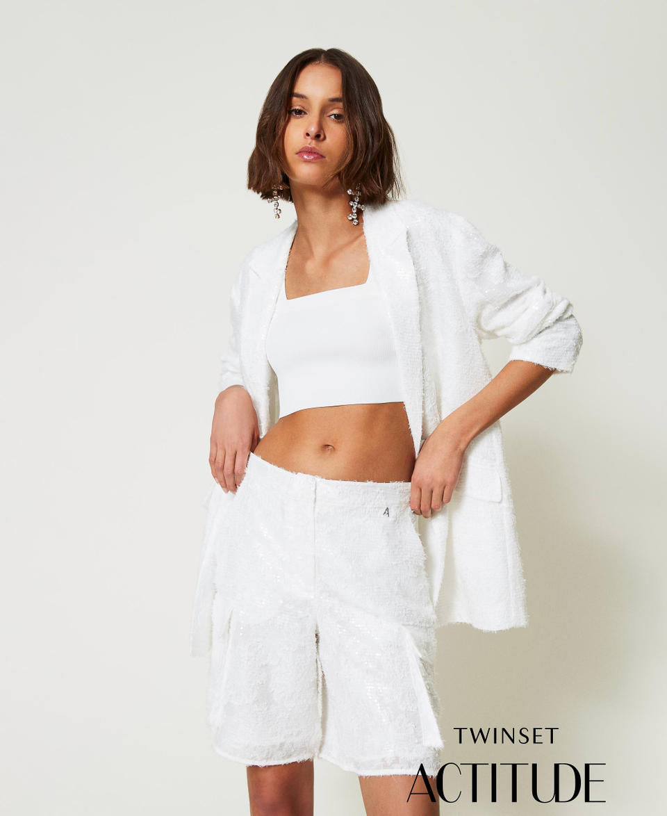 Twin Set Shorts in full paillettes