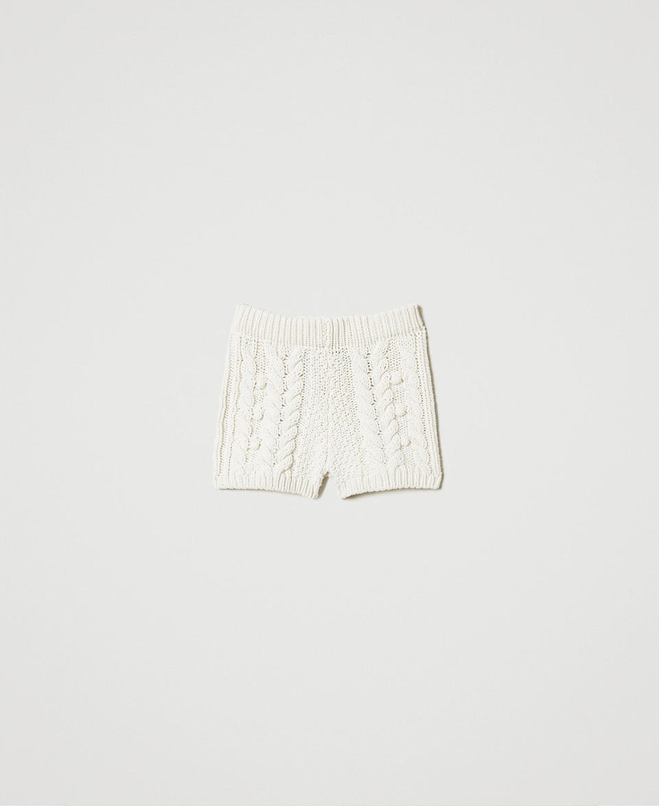 Twin Set Shorts In Maglia Di Lana