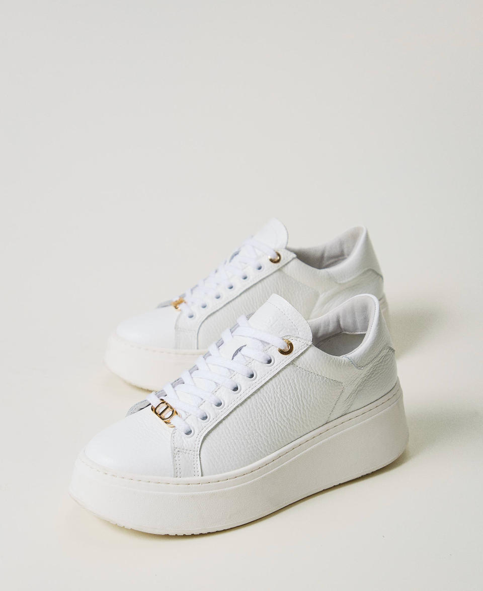 Twin Set Sneakers In Pelle