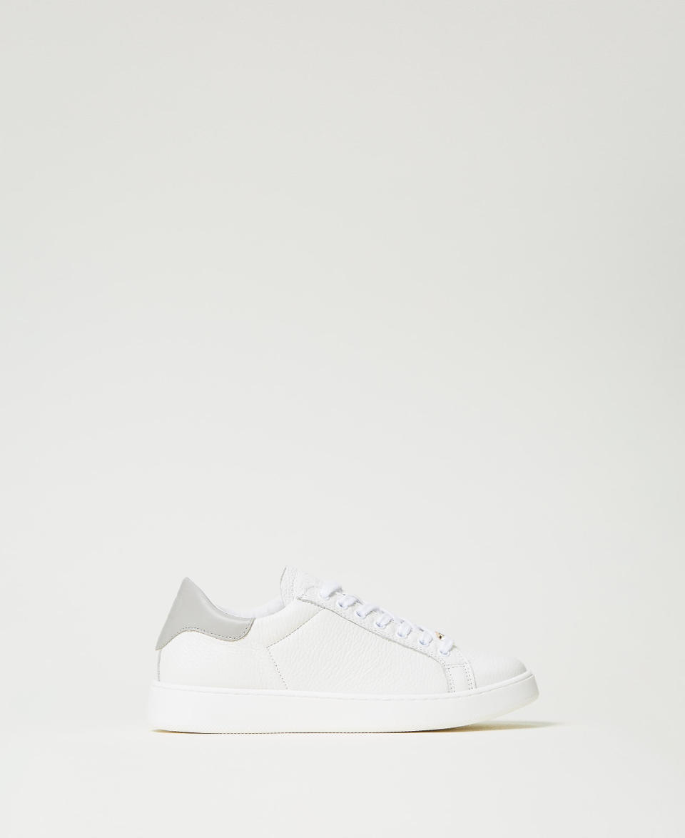 Twin Set Sneakers in pelle con Oval T
