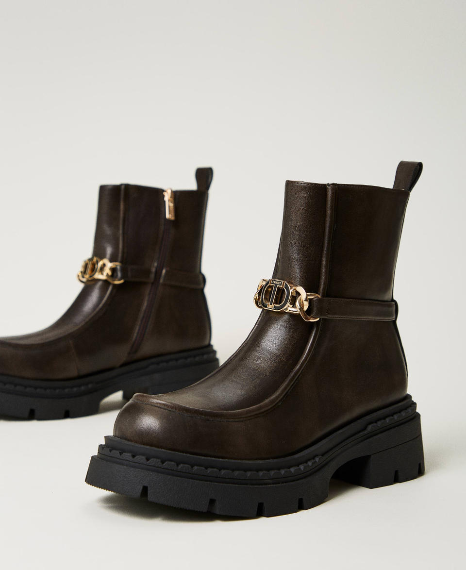 Twin Set Stivaletti Con Morsetto Oval T