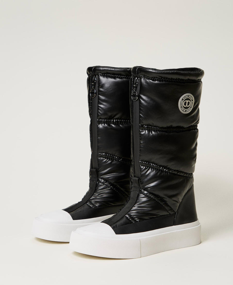 Twin Set Stivali Imbottiti Con Logo