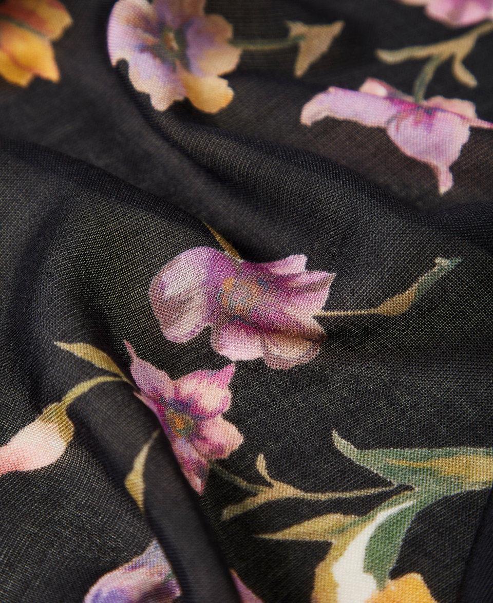 Twin Set Stola Con Stampa A Fiori