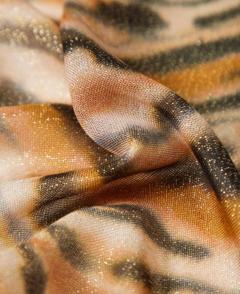 Twin Set Stola Con Stampa Animalier